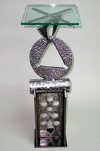Elation by metal sculptor craig brown, original welded metal sculpture and furniture
