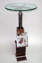 Play Hooky by metal sculptor craig brown, original welded metal sculpture and furniture