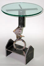 Ride The Wave by metal sculptor craig brown, original welded metal sculpture and furniture