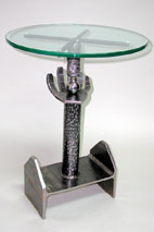 Warm Round of Applause by metal sculptor craig brown, original welded metal sculpture and furniture