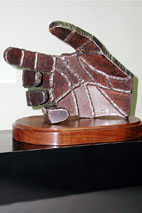 Hand by metal sculptor craig brown, original welded metal sculpture and furniture