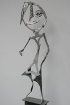 Junior Prom by metal sculptor craig brown, original welded metal sculpture and furniture