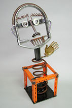 Remember When sculpture by metal sculptor craig brown, original welded metal sculpture and furniture