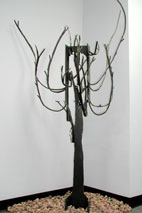 Synergy sculpture by metal sculptor craig brown, original welded metal sculpture and furniture